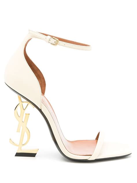 ysl white shoes|ysl heels cost.